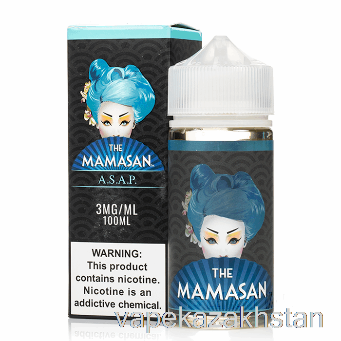 Vape Disposable ASAP - The Mamasan - 100mL 6mg